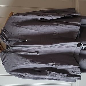 Woman's cotton/linen jacket & pants set